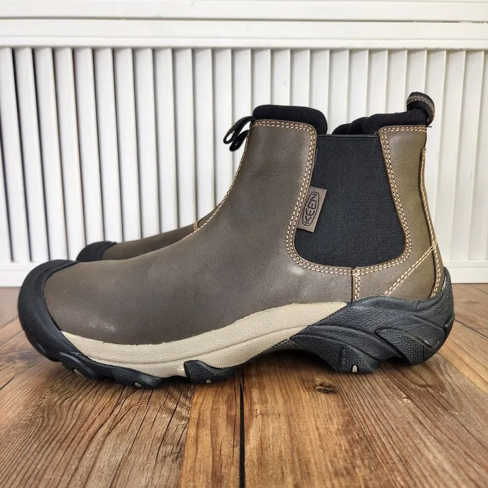Keen Targhee II Chelsea Boots Men's 11.5 Brown Leather Ankle Hiking Work 1025868